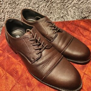 Nordstrom Rack Ortholite Classic Brown Leather Men's Oxfords -SZ11M